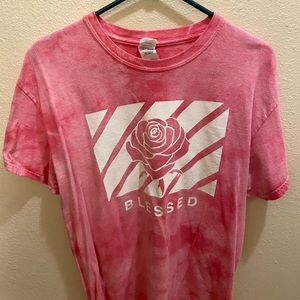 Rue21 Men’s Shirt Short Sleeve Tee Blessed Rose
